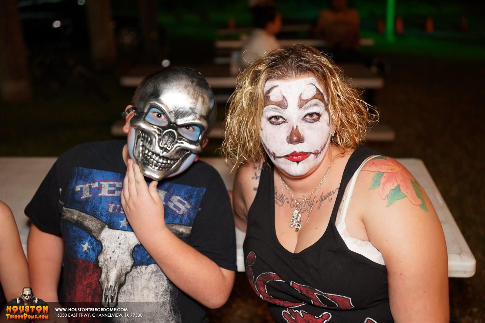 Facepaint and Skeleton mask work by customers