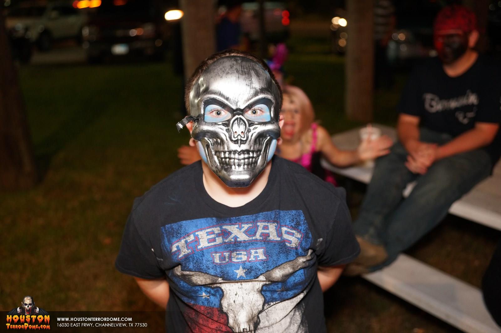 Kid in Skeleton Mask
